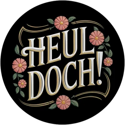 Produktbild von Heul Doch Blumensprache Magnet rund
