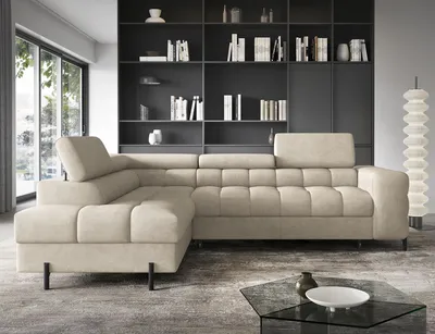 Produktbild von Couchgarnitur Ecksofa Sofa Sofagarnitur Ferucce mit Schlaffunktion Bettkasten Wohnlandschaft