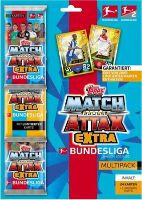 Obrázek produktu pro Topps Match Attax EXTRA 2019/20 - 1 multipack