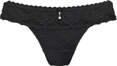 Produktbild von LASCANA String schwarz Größe 48/50
