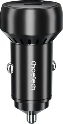 Zdjęcie produktu dla Ładowarka samochodowa Choetech 60W 2xUSB-C+USB-A (czarna)
