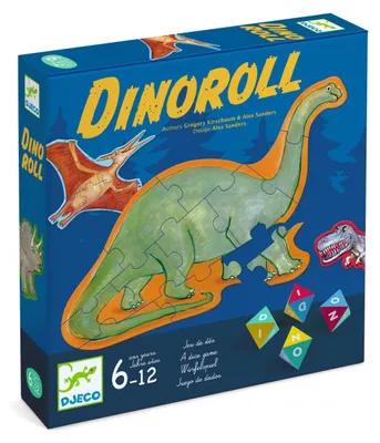 Produktbild von Pyramidenwürfelspiel Dinoroll, Djeco