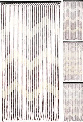 Image de Rideau De Bambou Porte Décoration Naturelle, Filtrage Lumière - Home & Styling