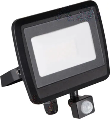 Produktbild von Kanlux LED Außenstrahler ANTEM Schwarz IP44 Bewegungssensor 33207