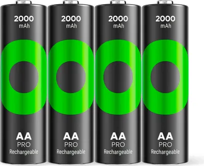 Immagine prodotto di GP GPRCP200AA167C4 4 GP Akkus ReCyko+ PRO Mignon AA 2.000 mAh