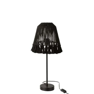 Productafbeelding van J-line Tafellamp Mila Zwart E27 60 Cm