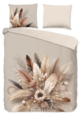 Imagen del producto de Good Morning, juego de sábanas "Barro" - Marrón - (240x220 cm) - 100% algodón