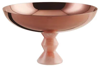 Zdjęcie produktu dla Sambonet Madame Edelstahl/PVD Rum Schale a.Fuß 26 cm 55395UC1