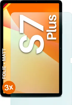 Produktbild von moex® 3x Schutzfolie kompatibel mit Samsung Galaxy Tab S7 Plus - Displayschutzfolie Anti Reflex Folie, Matt