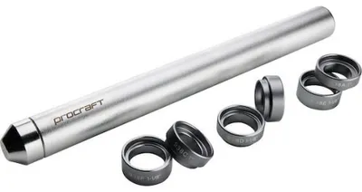 Image de Procraft : Outil de frappe pour joints, cône pour fourche, 1" - 1-1/8", argenté - précis, délicat...