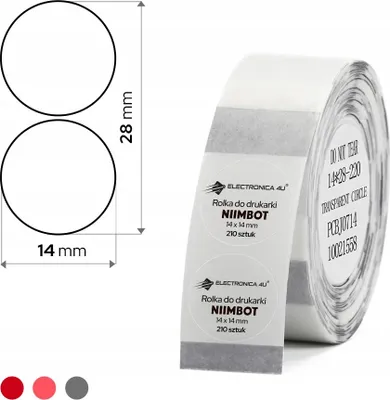 Obrázek produktu pro Samolepicí štítky termální nálepky Niimbot D11 D110 D101 H1S 14x28