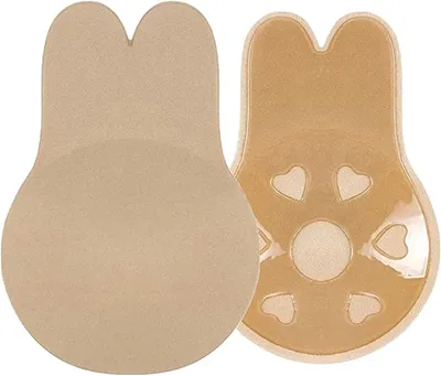 Produktbild von Klebe BH,Trägerloser BH Push Up,Unsichtbarer Silikon Selbstklebender BH,Nippel Cover,für Rückenfreies Abendkleider,Ballkleider（9.5cm）