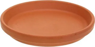 Produktbild von Untersetzer aus imprägnierter Terrakotta-Keramik für Pflanzen und Deko
