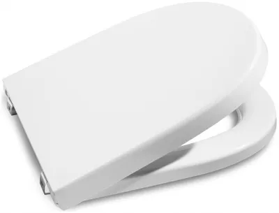 Produktbild von Roca A801360004, Runde, Harter Toilettensitz, Weiß, Kunststoff, 356 mm, 422 mm