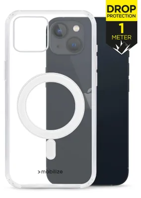 Produktbild von Mobilize Naked Protection Durchsichtig iPhone 13 MagSafe Hülle Hardcase Backcover Stoßfest - Transparent