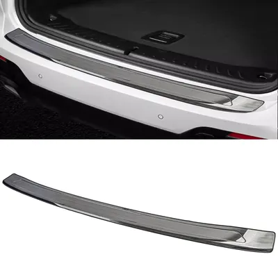 Für BMW X3 G01 ab 2017- Premium Ladekantenschutz Edelstahl Schwarz Chrom in der Farbe Schwarz von Carparts-Online GmbH