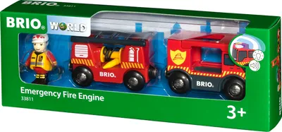 Obrázek produktu pro BRIO 7312350338119, Vláček, Rescue, 0,3 rok/roky, LR44, Černá, Červená