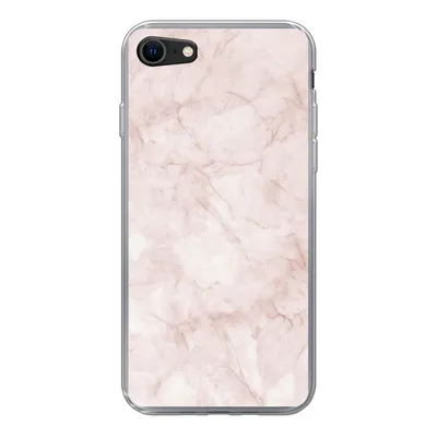 Produktbild von MuchoWow® Handyhülle Schutzhülle Hülle für iPhone 8 Marmor - Rosa - Schick Silikon Softcase Handy Hülle - Schutzhaube