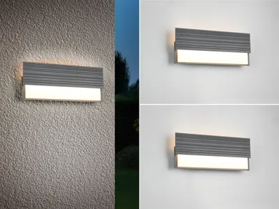 Produktbild von LED Außenbeleuchtung & Fassadenbeleuchtung für Hauseingang & Balkon, Anthrazit