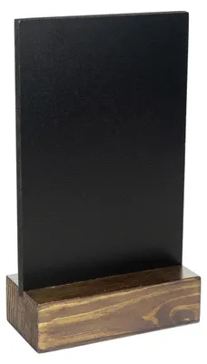 Produktbild von 10x Tisch-Kreidetafel dunkelbraun A6