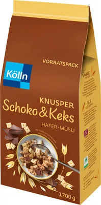 Produktbild von Kölln Knusper Schoko&Keks Müsli 1,7 kg