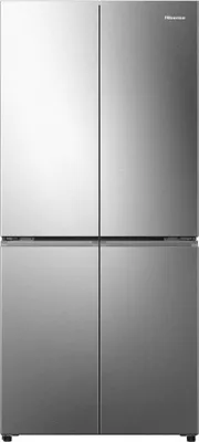 Produktbild von Hisense RQ5P470SEIE, Freistehend, Amerikanische Tür, Edelstahl, Berührung, Innen, Nebeneinander