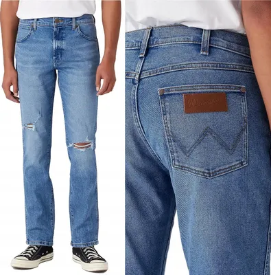 Obrázok produktu pre WRANGLER, Herren Jeanshosen, Slim fit, LARSTON, W31 L32, Blau, Jeans, baggyjeans, buggy