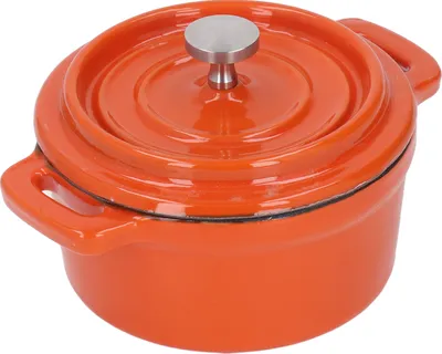 Obrázek produktu pro Mini hrnec na polévku, nepřilnavý povrch, smaltovaná litina, hrnec na vaření, nádobí pro domácnost, 10 cm