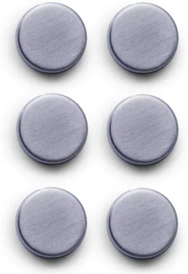 Magnet-Set 6-teilig, Ø 2,7 cm, Edelstahl