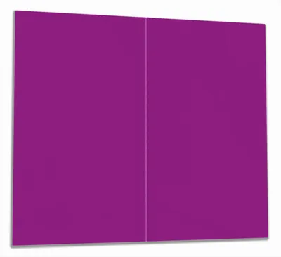 Produktbild von Wallario Herdabdeckplatte aus Glas, Größe 60 x 52 cm 2-teilig, Motiv Lila