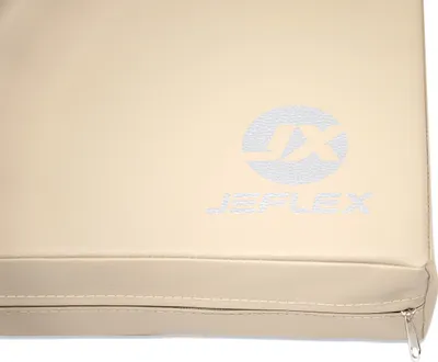 Produktbild von Jeflex Turnmatte klappbar, Beige, 150 x 100 x 8 cm, mittelweich (RG30), Polyurethan-Kunstleder und Schaumstoff, abwaschbar, speichelfest & farbecht