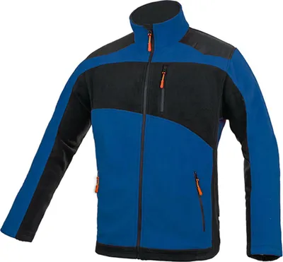 Productafbeelding van Polar winter fleecejas van polyester, 300 g/m², kleur blauw, maat 3XL
