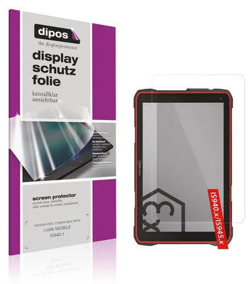 Immagine prodotto di 2x Pellicola Protettiva per i.safe MOBILE IS940.1 Protezione Schermo Claro Display dipos