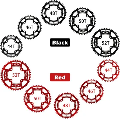 Obrázok produktu pre Cyklistický reťazový krúžok 104BCD Mountain Bike Single Chain Ring Disc Úzky široký reťazový krúžok 44T / 46T / 48T / 50T / 52T