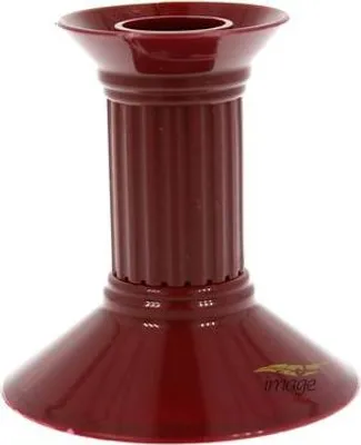 Image de Bougeoir en plastique 10 cm 1 pièce Rouge bordeaux