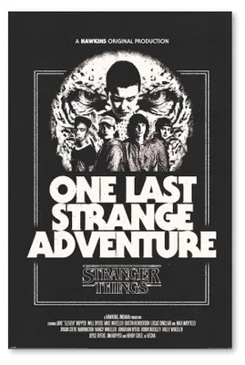 Immagine prodotto di Poster di Stranger Things 5 Un'ultima strana avventura 61 x 91,5 cm