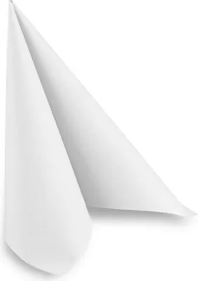 Produktbild von Airlaid-Servietten Quicky - 1-lagig - 1/4-Falz - 40 x 40cm - 800 Servietten weiß