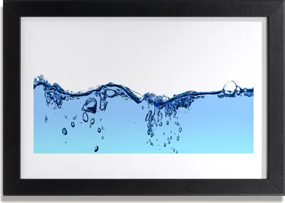 Produktbild von Bild 30x20 MDF-Rahmen Wandkunst Wasser-Kunst