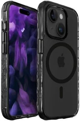 Produktbild von LAUT Crystal Matter X, Cover, Apple, iPhone 15, 15,5 cm (6.1"), Schwarz, Transparent