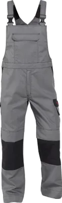 Immagine prodotto di DASSY® Wilson Salopette multinormale con tasche per ginocchiere GRAFIT GRIGIO/NERO Taglia 60 Lunghezza: STANDARD