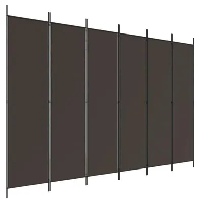 Image de Paravent 6 panneaux - 300 x 200 cm - Pliable - Écran de protection en tissu - Vert armée