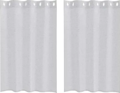 Obrázok produktu pre vidaXL Záclony, 2 kusy, svetlosivá, 140 x 140 cm, polyester