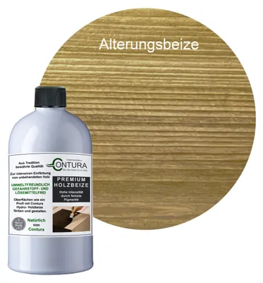 Produktbild von Contura 250ml. Holzbeize Wasserbeize Möbel Farbe - Alterungsbeize