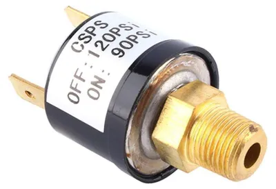 Image de Compresseur d'air industriel, pressostat 90-120 PSI, vanne de régulation de pression