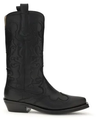Produktbild von Ganni Stiefel aus Leder in Schwarz