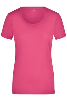 Produktbild von T-Shirt aus weichem Elastic-Single-Jersey pink, Gr. L