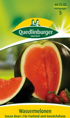 Produktbild von Quedlinburger Saatgut - Wassermelonen Sugar Baby - Samen - 447202