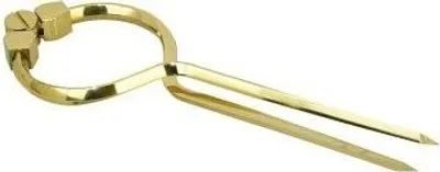 Produktbild von Einhandzirkel Messing hochglanzpoliert 200 mm