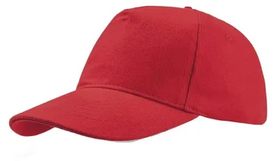Image de Casquette Atlantis Liberty brossée à 6 panneaux, coton LT899 (taille unique) (rouge)