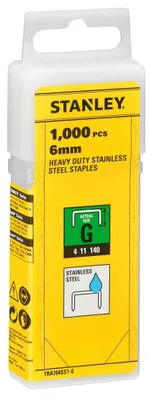 Produktbild von Edelstahl-Heftklammern G 6 Mm, 1000 Stück – S/70-4Sst-0
